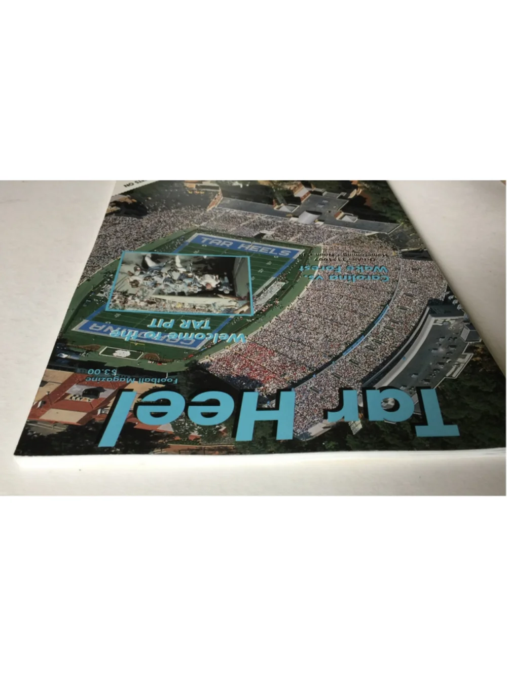 Oct 11 1997 Tar Hill Football Magazine, UNC Tar Heels, Carolina VS Wake Forest